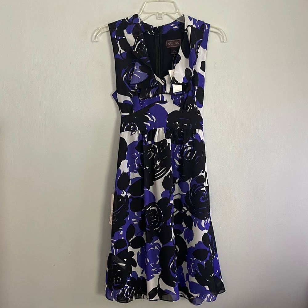 Trulli / Ann Taylor Loft NWT women 12 petite floral sleeveless dress